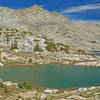 Bullet Lake(s) looking towards Valor Pass.