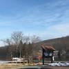 The trailhead on Hopewell Lake doesn't house the most scenic parking lot in February, but the trail makes up for it!