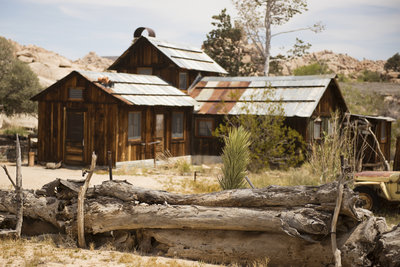 The rustic Ranch House sets quite a scene at Keys Ranch. Photo credit: NPS/Hannah Schwalbe.