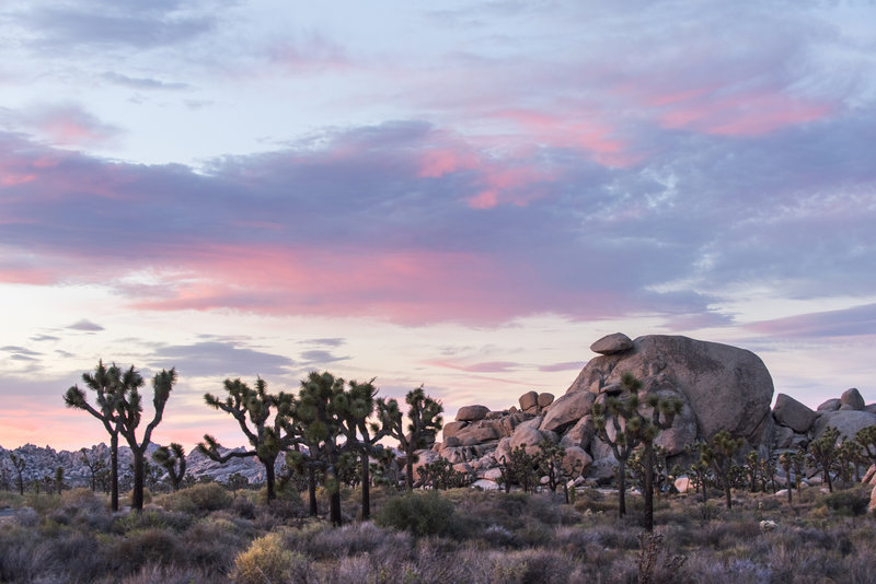 The view back to Cap Rock at sunset is spectacular. Photo credits: NPS/Brad Sutton.