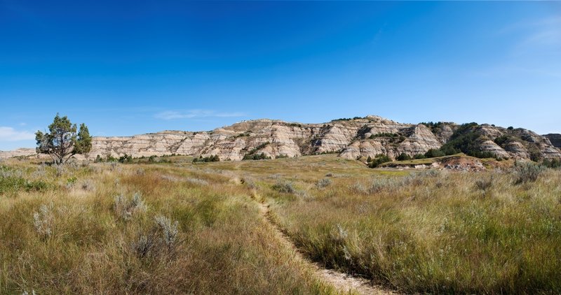 The Buckhorn Trail provides ample views of open space as you travel. Photo credit: NPS/Laura Thomas.