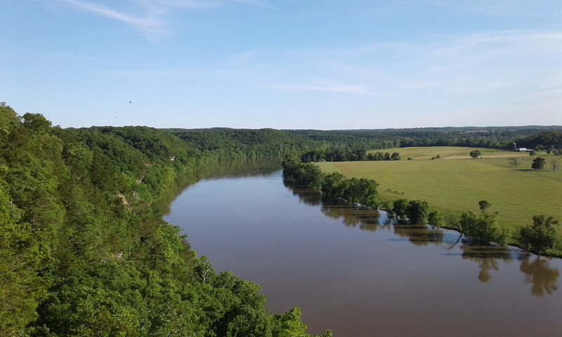 This is yet another beautiful bluff overlook along the trail.