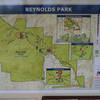 The trailhead kiosk provides this straightforward map.