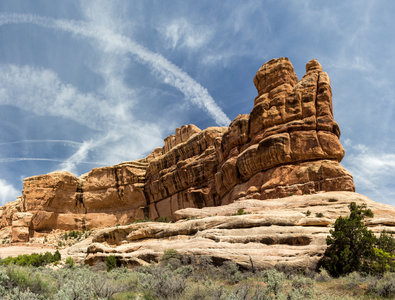 Amazing rock formations are throughout Bullet Canyon.