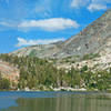 Black Bear Lake and Bigelow Peak create a beautiful backcountry scene.