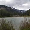 Lower Palisades Lake is quite beautiful, even in ominous weather.