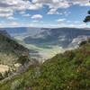 Unaweep Canyon from the top of the Unaweep Trail #612.