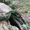 Keep your eyes peeled for underground caves in the limestone along the Lost Sinks Trail.