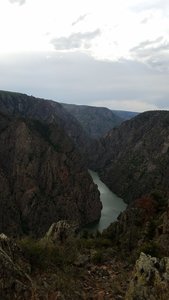 Enjoy a phenomenal view of Black Canyon from the end of the trail.