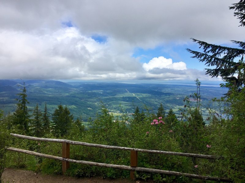 Enjoy great valley views from the summit of Mount Walker.