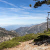 Looking west over Ice House Canyon before descending from Timber Mountain