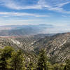 Butler Peak and I-15 from the Three T's Trail.