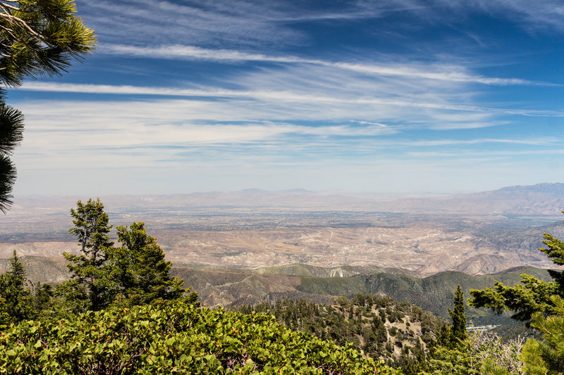 Victorville from Devi's Backbone Trail.