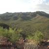 The Tucson Mountains from the Brown Mountain Trail.