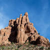 A towering formation above Fish Creek Canyon.