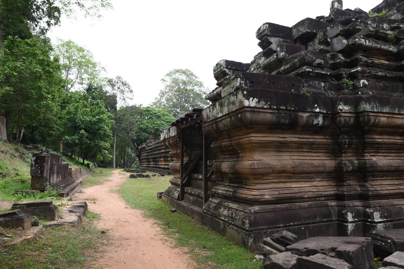 Baphuon Temple around the back of the structure.