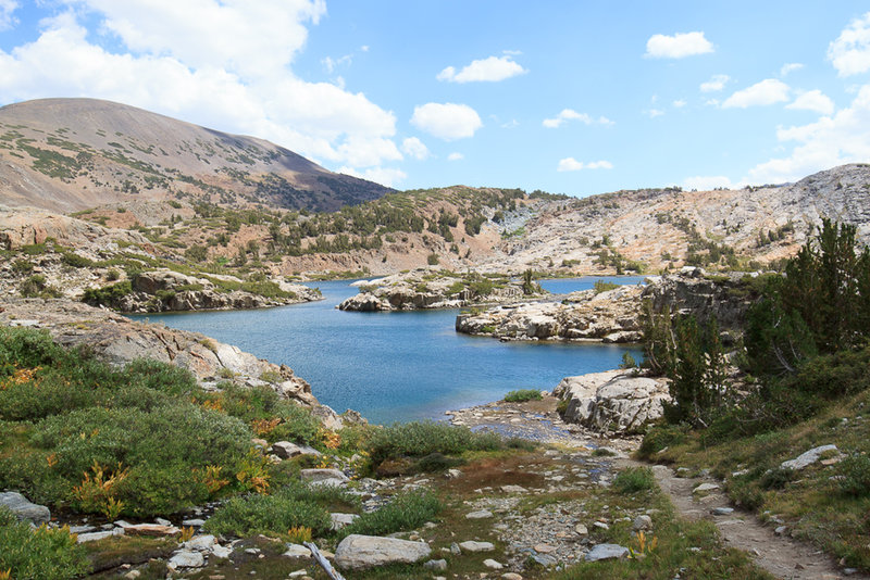 The cool blue waters of Shamrock Lake.