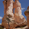 A crescent wink on the Fairyland Loop Trail.