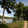 The southeast corner of the Angkor Wat Wall Trail.