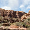 Hog Canyon above the alcove.