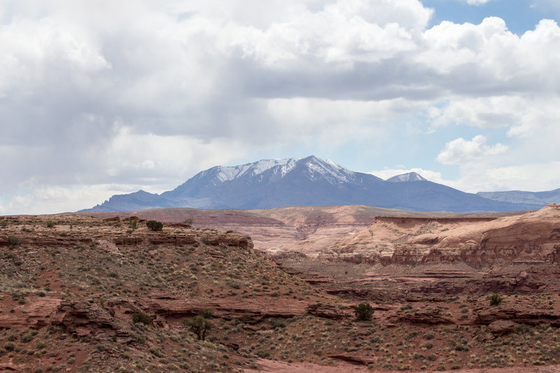 There's a nice panoramic view of Henry Mountains from the top.