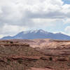 There's a nice panoramic view of Henry Mountains from the top.