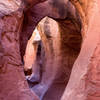 Lighting in Peek-a-boo Gulch is best in the morning.