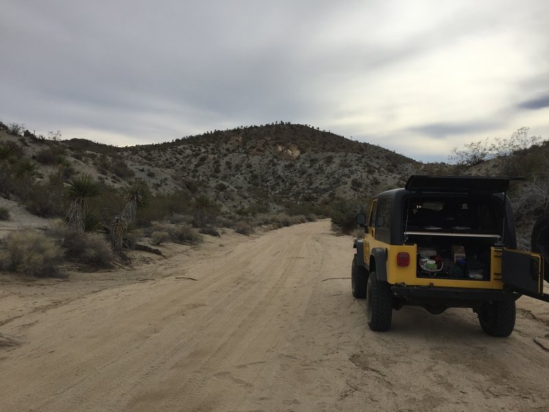 Exploring Berdoo Canyon Road.