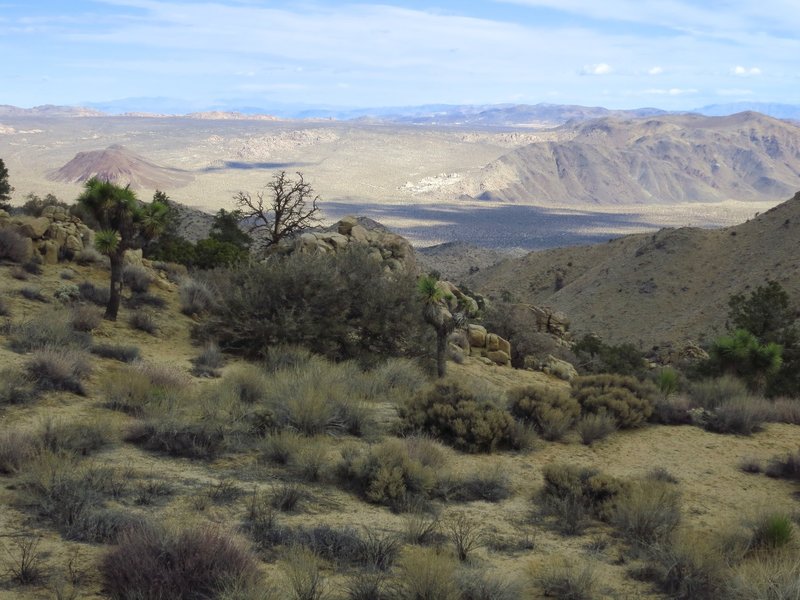 The view from the Tingman-Holland Mine Spur.