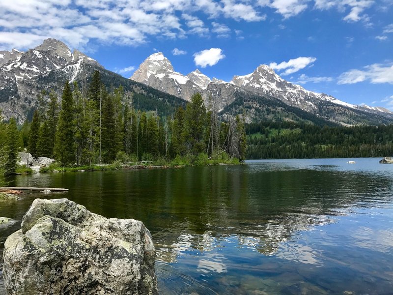 Taggart Lake, from the Taggart Lake Trail.