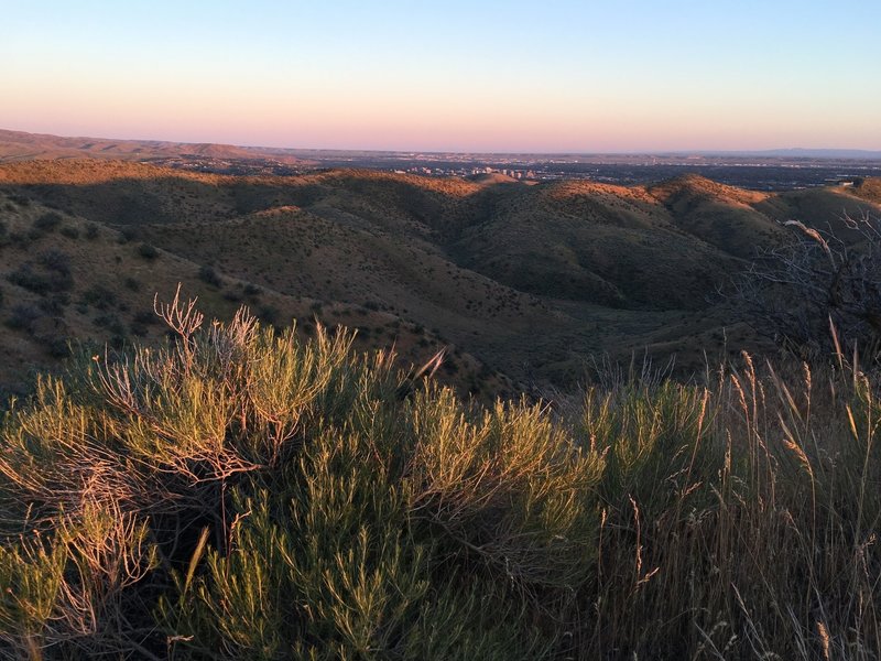 View of Boise from the Doe Ridge Trail.