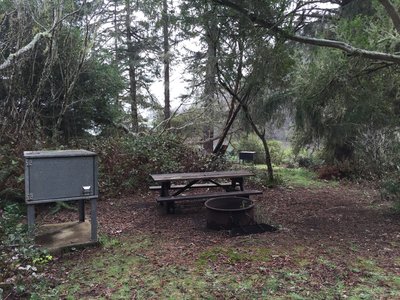 Stone Lagoon Campground is a great spot to reach either by boat or on foot.
