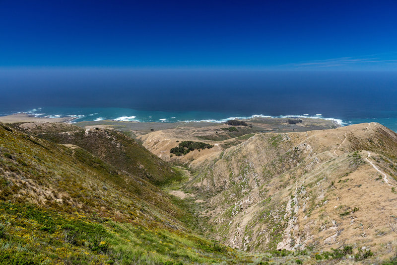 Soak up the ocean view from Valencia Peak Trail.