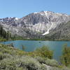 Laurel Mountain stands guard over Convict Lake.