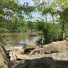 Gulf Branch Boulder Field reaches the Potomac.