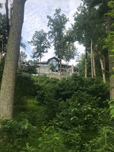 A beautiful home along the trail.