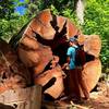 Trail maintenance is a BIG job on the Hoh River Trail!