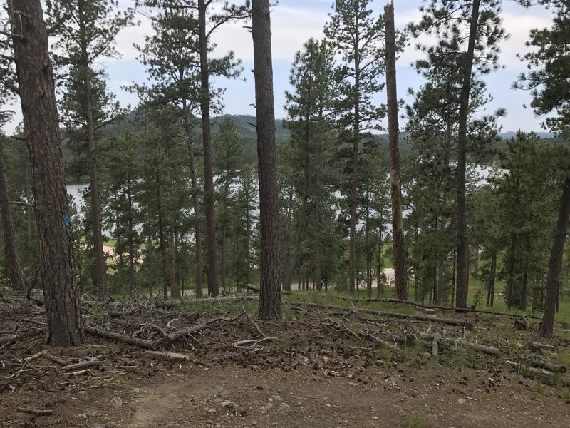 The Stockade Lake Trail offers great views of its namesake.