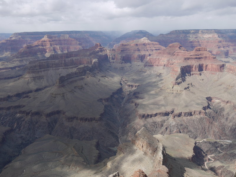 The Grand Canyon is bisected by Ninetyfour Mile Creek as viewed from Pima Point.