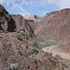 Enjoy beautiful views along this section of the Bright Angel Trail along the Colorado River.