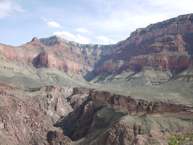 This is the view east across Bright Angel Canyon from Plateau Point.