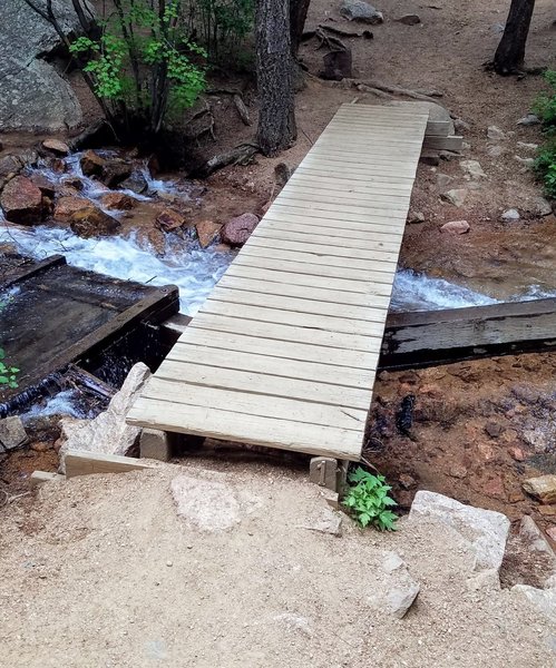 This is bridge number one on the Seven Bridges Trail.