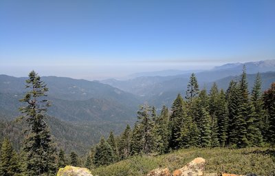 Enjoy the view from 8200' near the top of the Bear Creek Trail looking west.