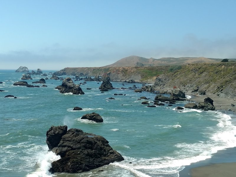 Experience beautiful views looking north at Furlong Gulch Beach.