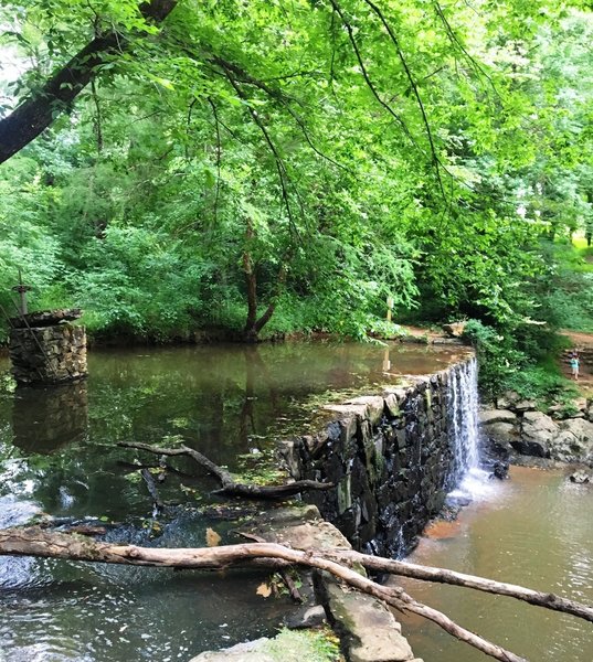 Check out the dam at the old mill.