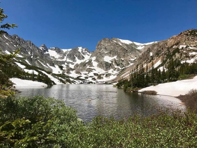 Lake Isabelle from the east side of the lake