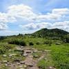 Look back down the AT into the great open wilderness of the Mt. Rogers National Recreation Area.