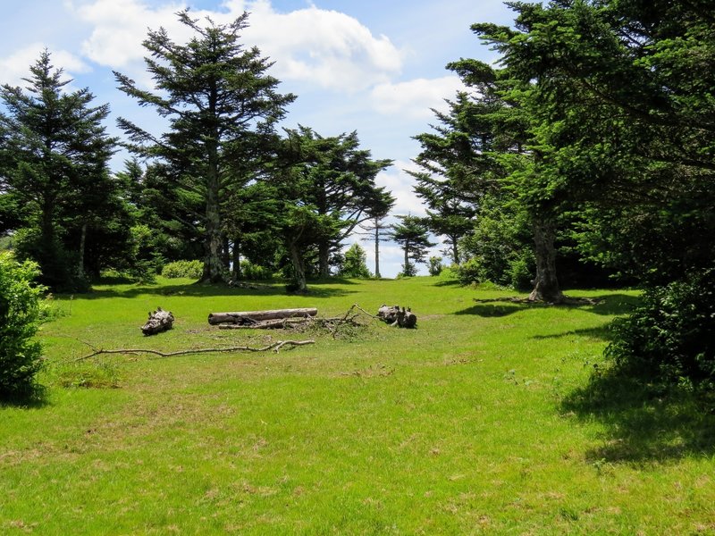 This spot makes the perfect campsite for the overnight hiker.