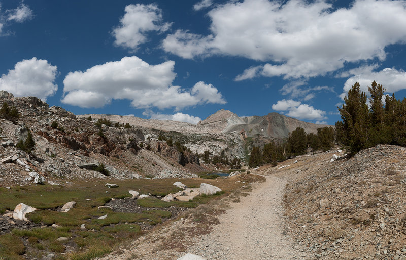 This is the trail as it approaches Black Mountain.