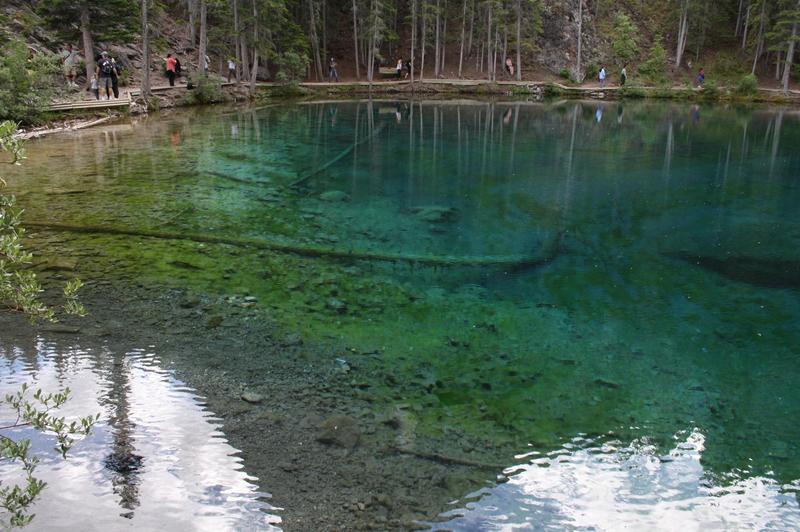 This is a view of Upper Grassi Lakes.